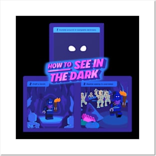 Lego Fortnite HOW TO SEE IN THE DARK! Posters and Art